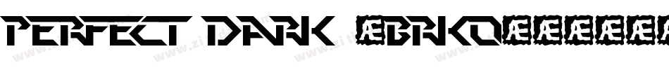 Perfect Dark (BRK)字体转换